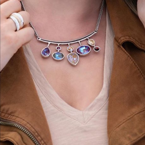 Touchstone Crystal by Swarovski Autumn Delite necklace so gorgeous! BNIB
